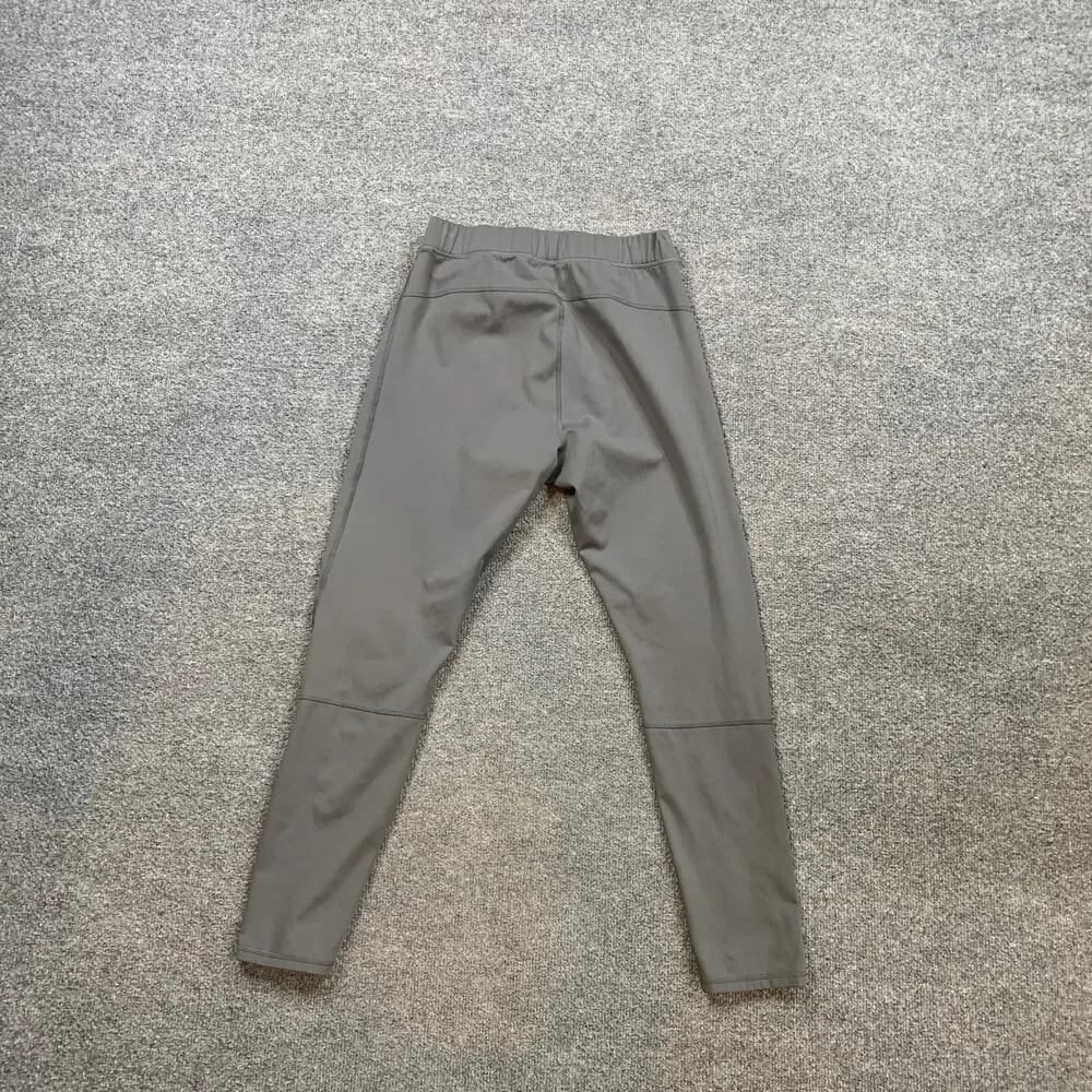 FIGS Pants Mens L Large Slim Fit Grey Elastic Waist Mini Pocket Scrub Base Layer